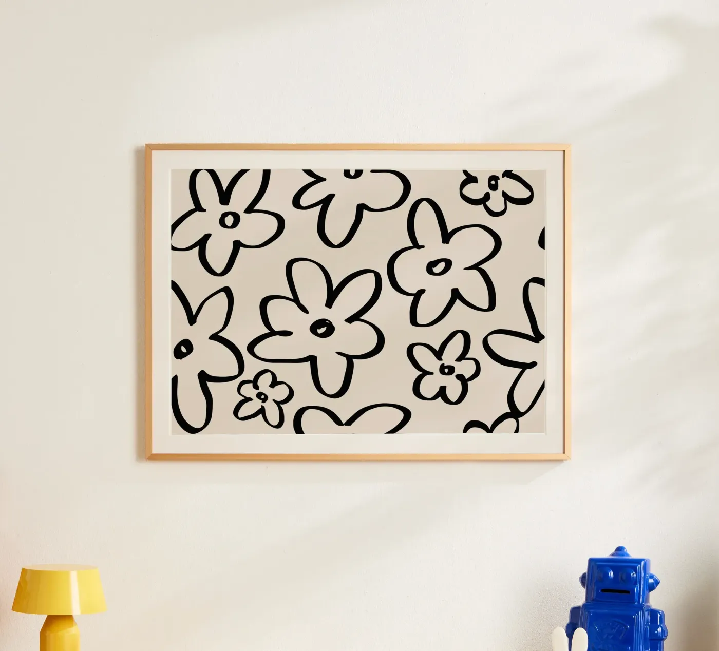 Simple Flower Pattern Poster von treechild