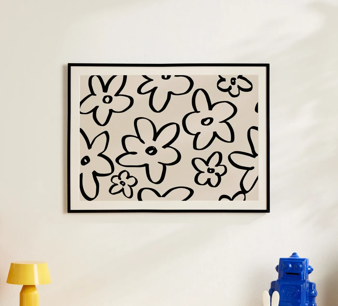 Simple Flower Pattern Poster von treechild