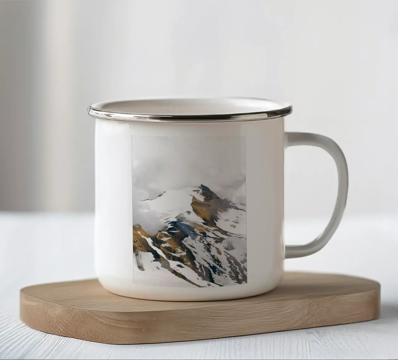 montagna 10 tazza in smalto da dada22