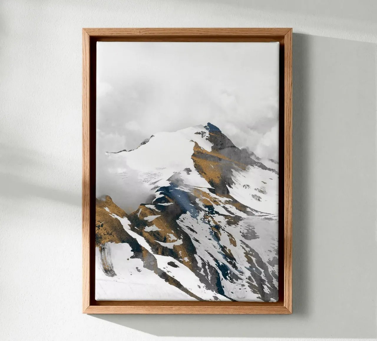 montagna 10 tela con Cornice a cassetta da dada22