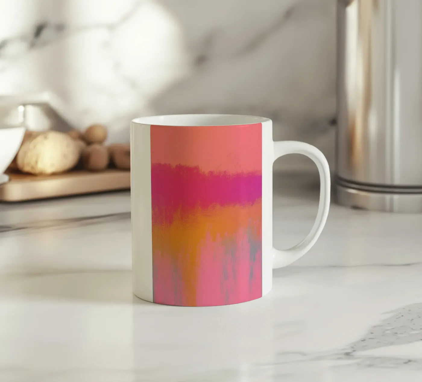 Vibrant Gradient ceramic mug by MORINA FLAW