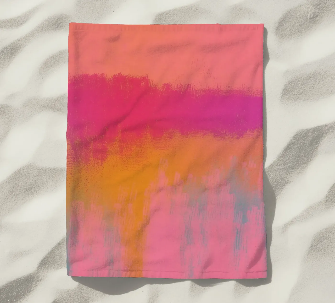 Vibrant Gradient beach towel by MORINA FLAW