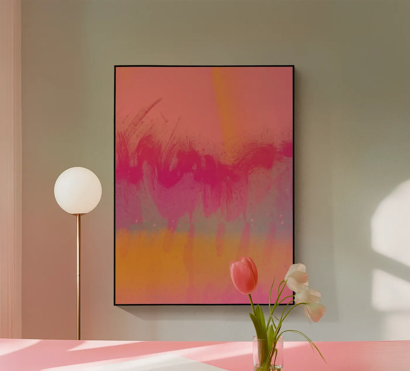 Vibrant Gradient 01 acryl van MORINA FLAW