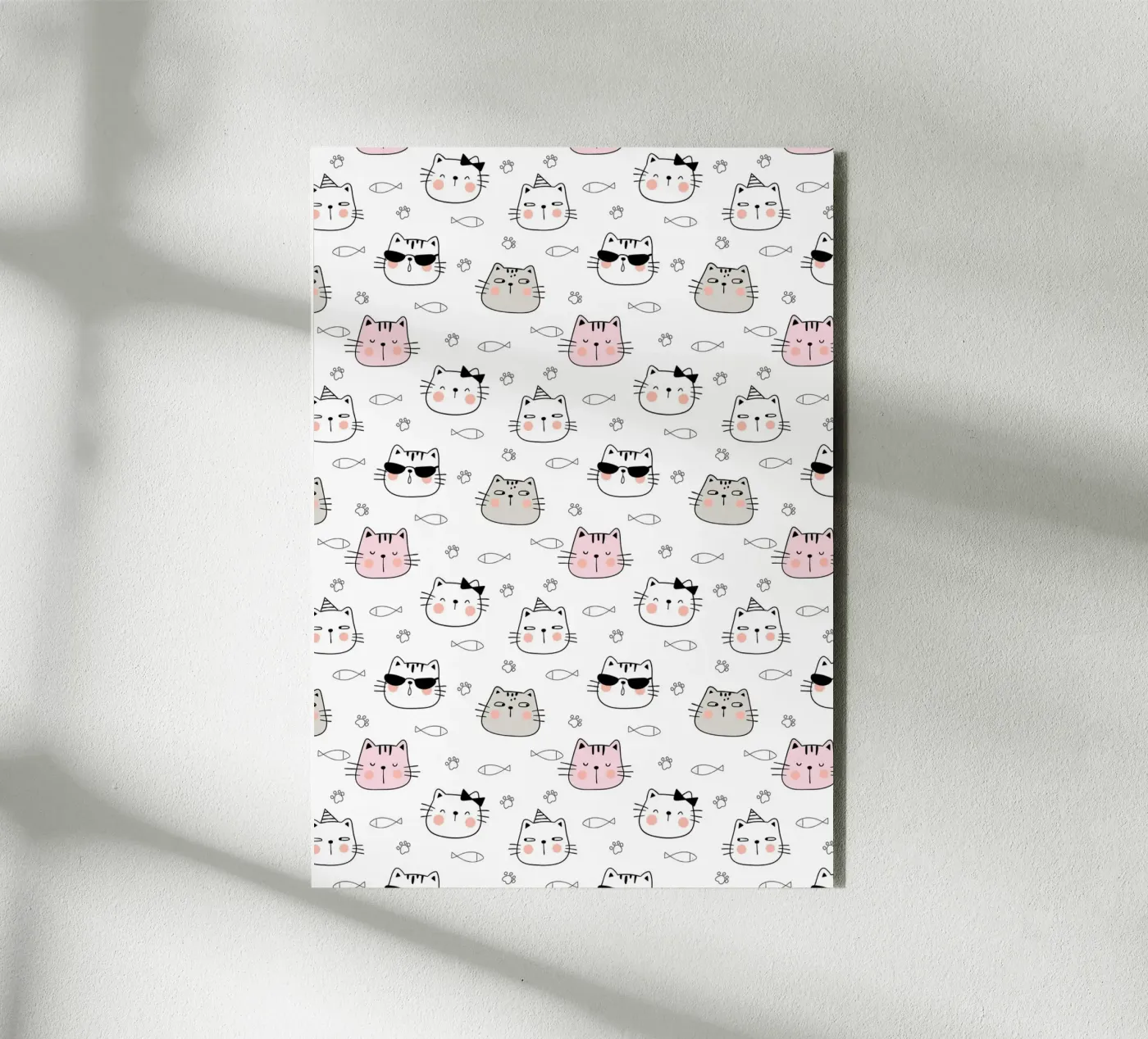 Cats pattern forex-plaat van Happypatterns