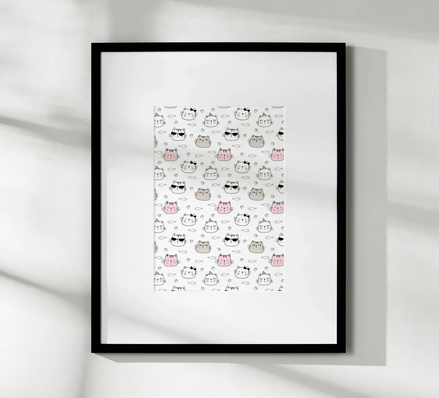 Cats pattern Poster von Happypatterns