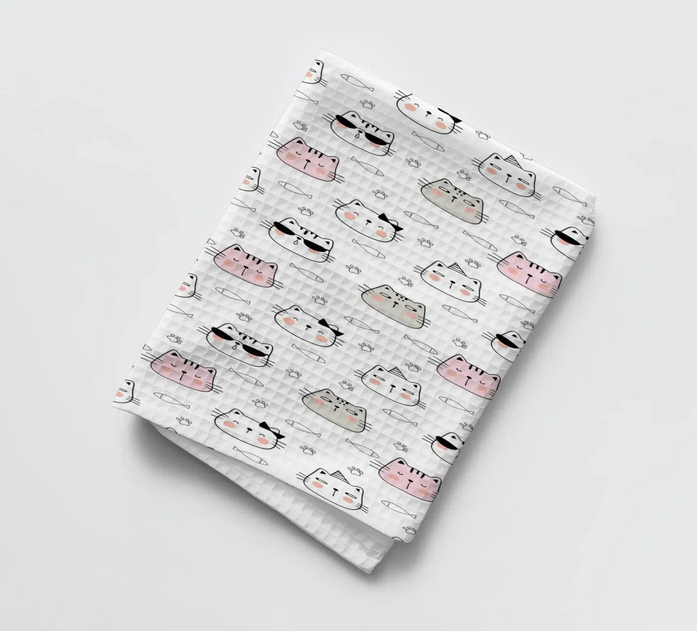 Cats pattern torchon de Happypatterns