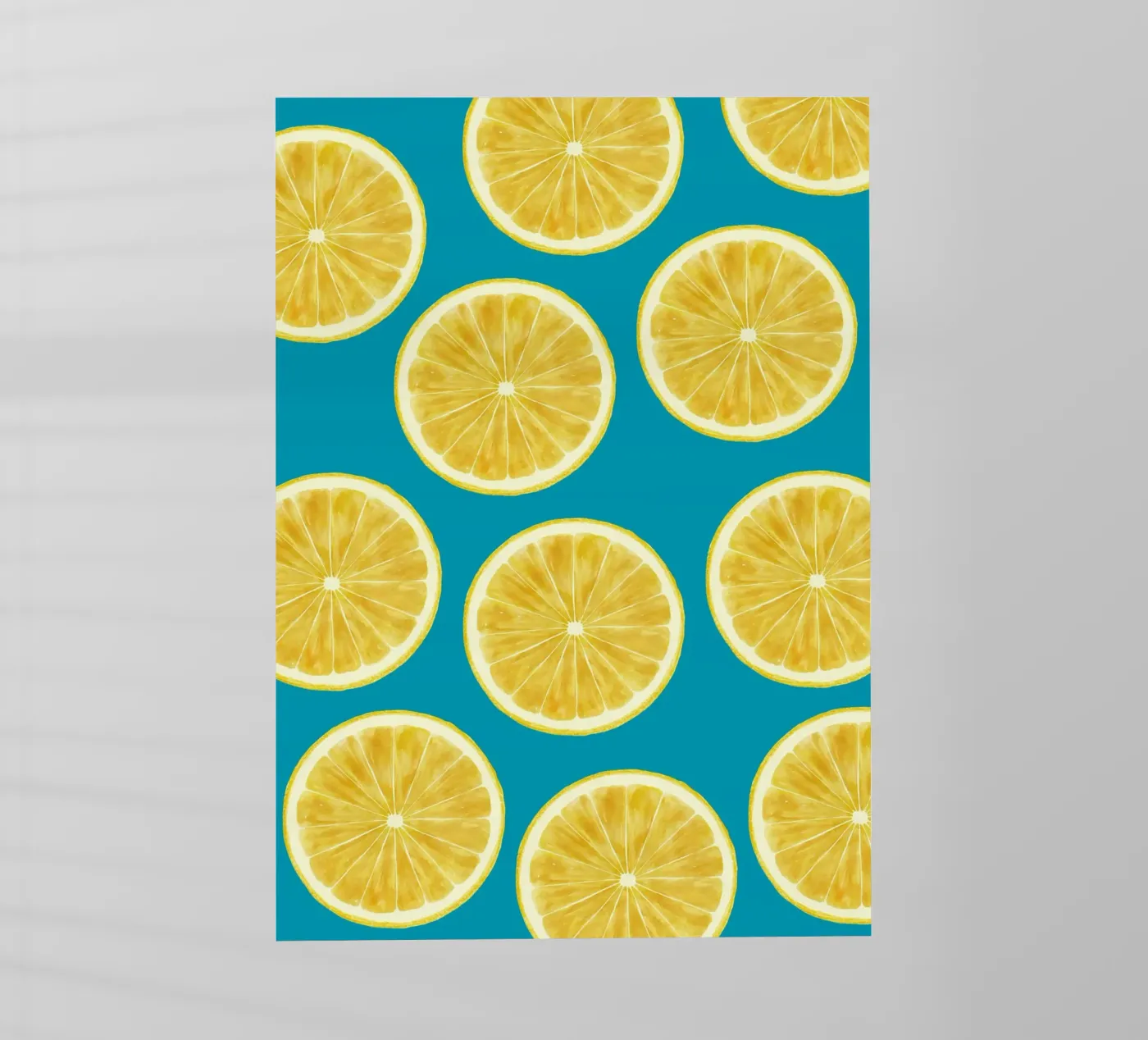 lemons pattern backlit folie van Happypatterns