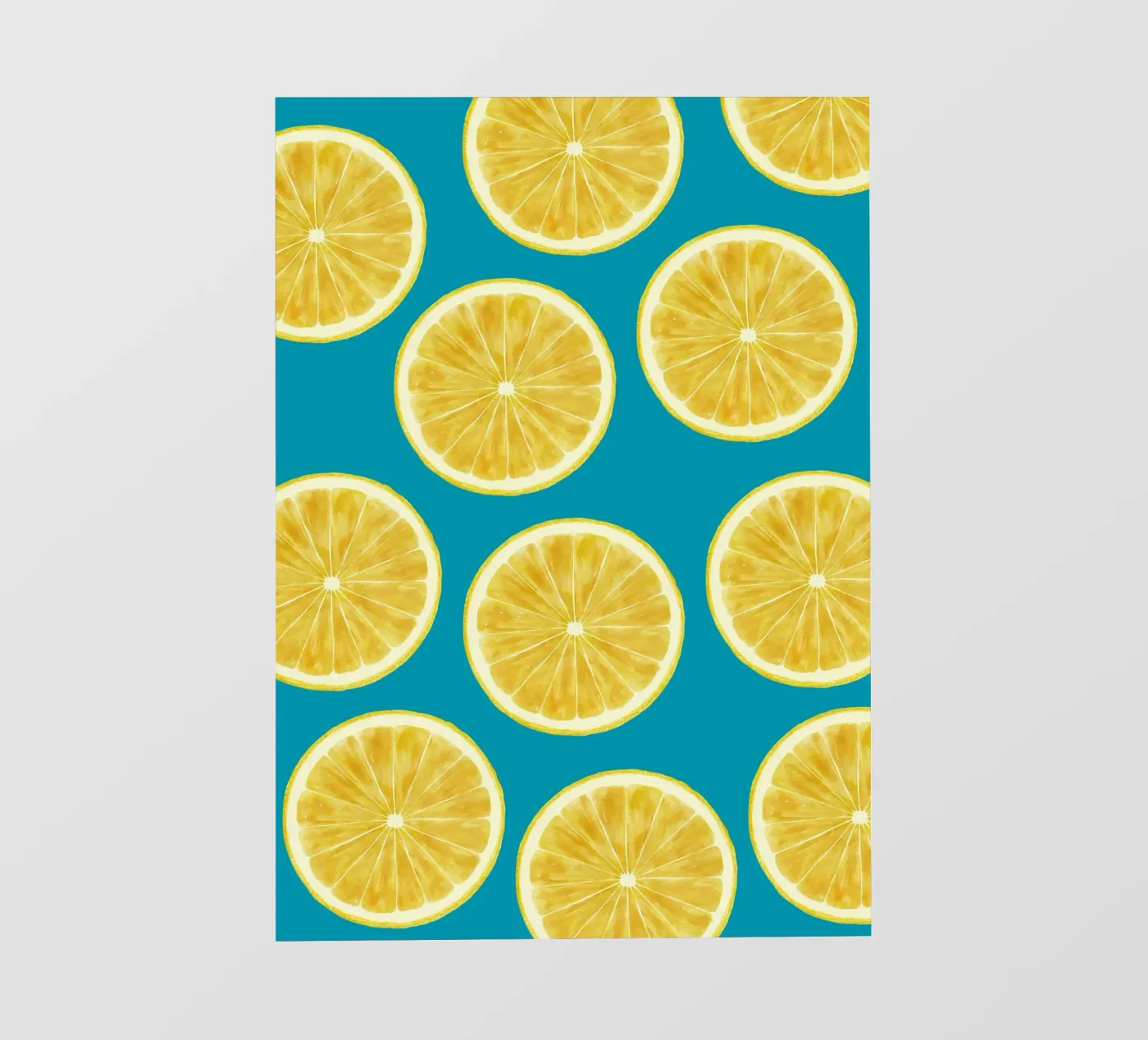 lemons pattern PVC Plane von Happypatterns