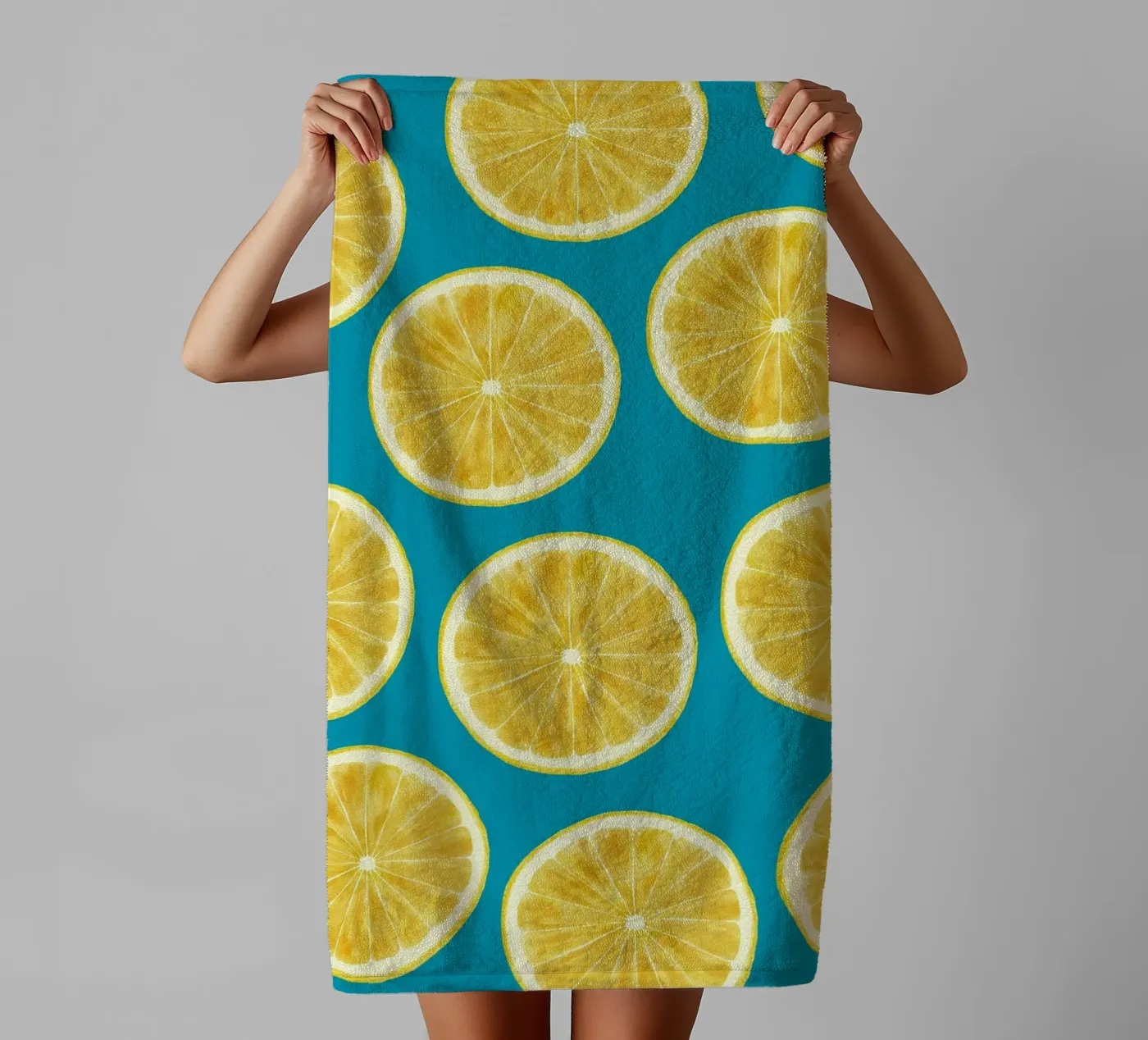 lemons pattern Handtuch von Happypatterns