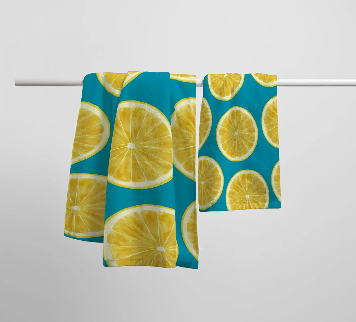 lemons pattern Handtuch von Happypatterns