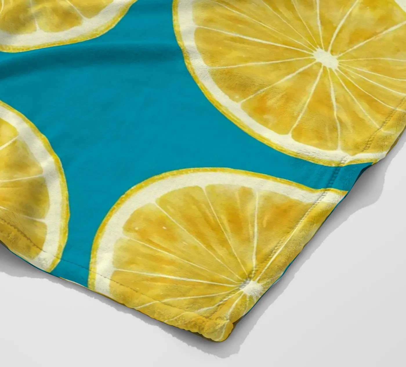 lemons pattern Fleecedecke von Happypatterns