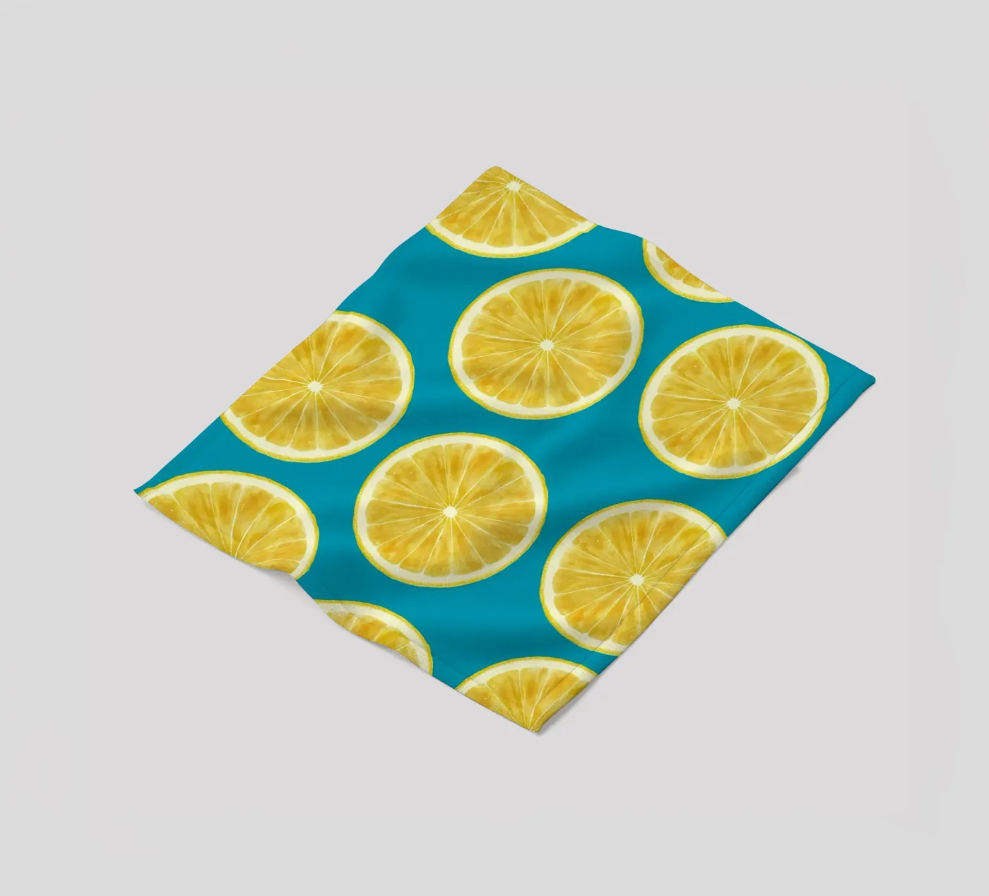 lemons pattern Fleecedecke von Happypatterns
