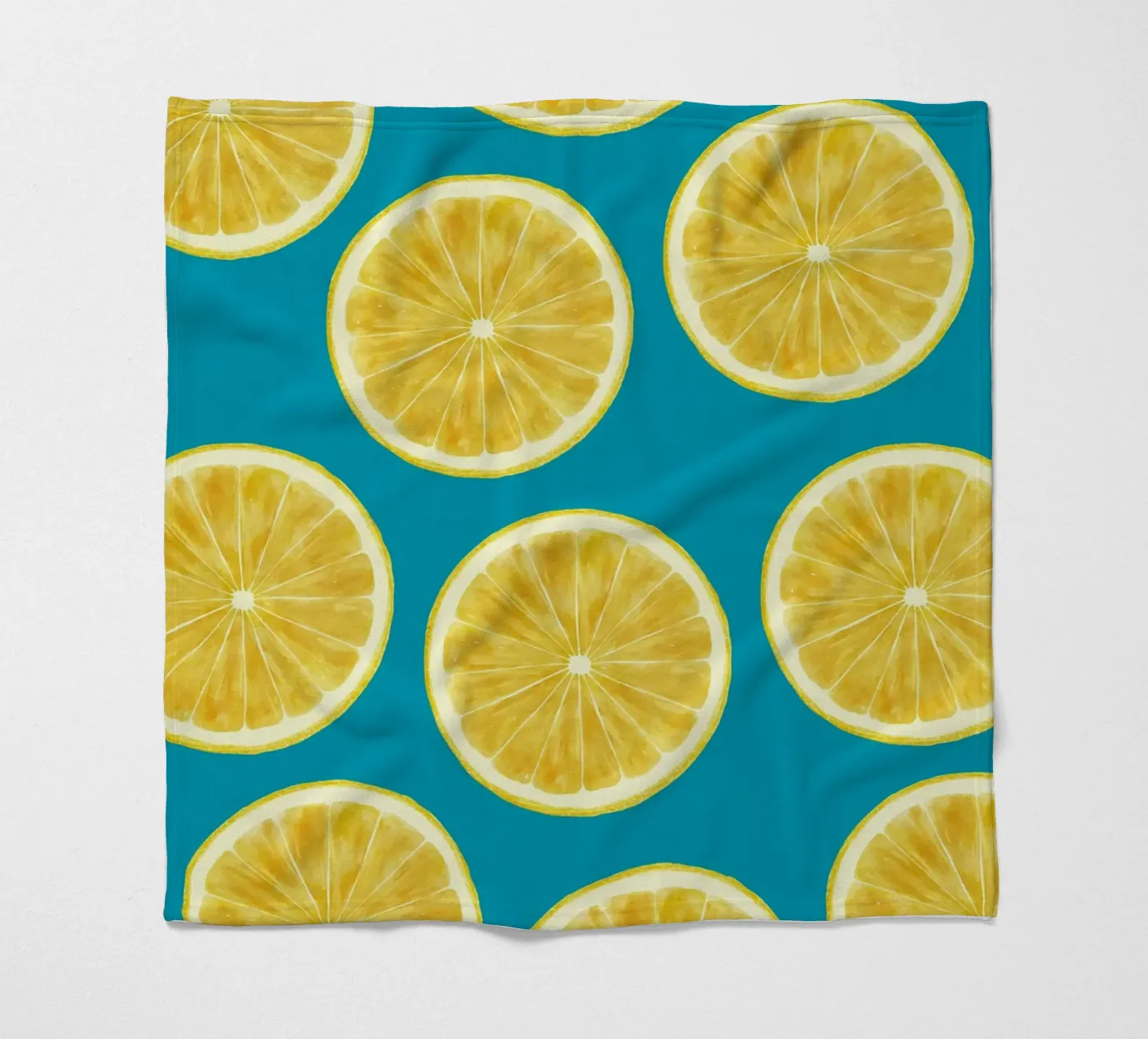 lemons pattern Fleecedecke von Happypatterns