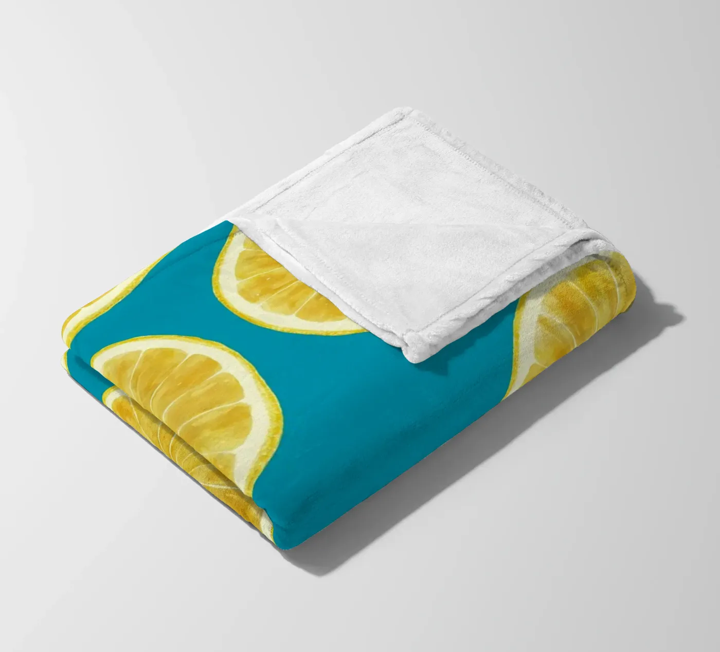 lemons pattern Fleecedecke von Happypatterns