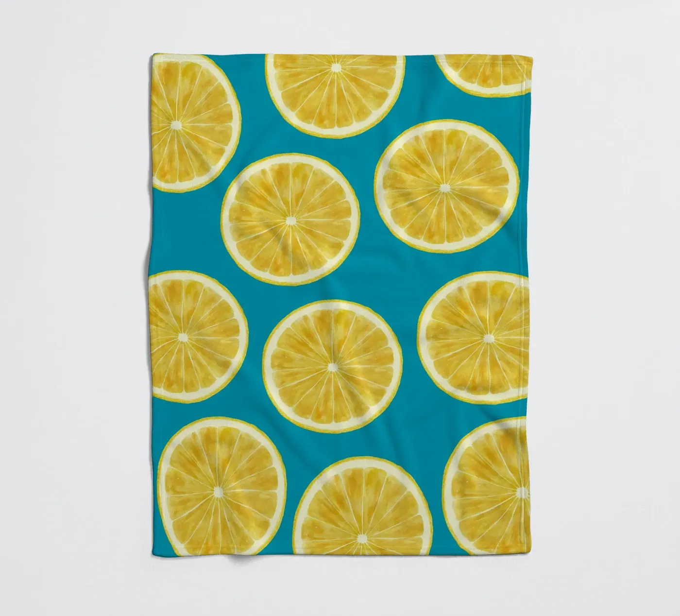lemons pattern Fleecedecke von Happypatterns
