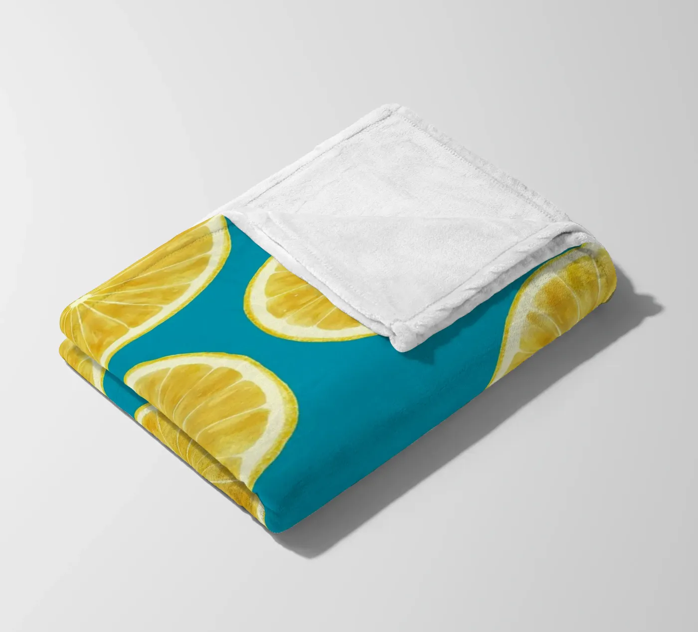 lemons pattern Fleecedecke von Happypatterns