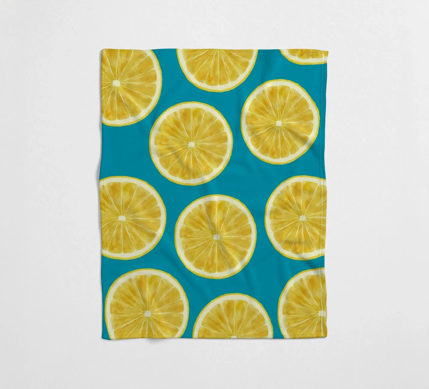 lemons pattern Fleecedecke von Happypatterns