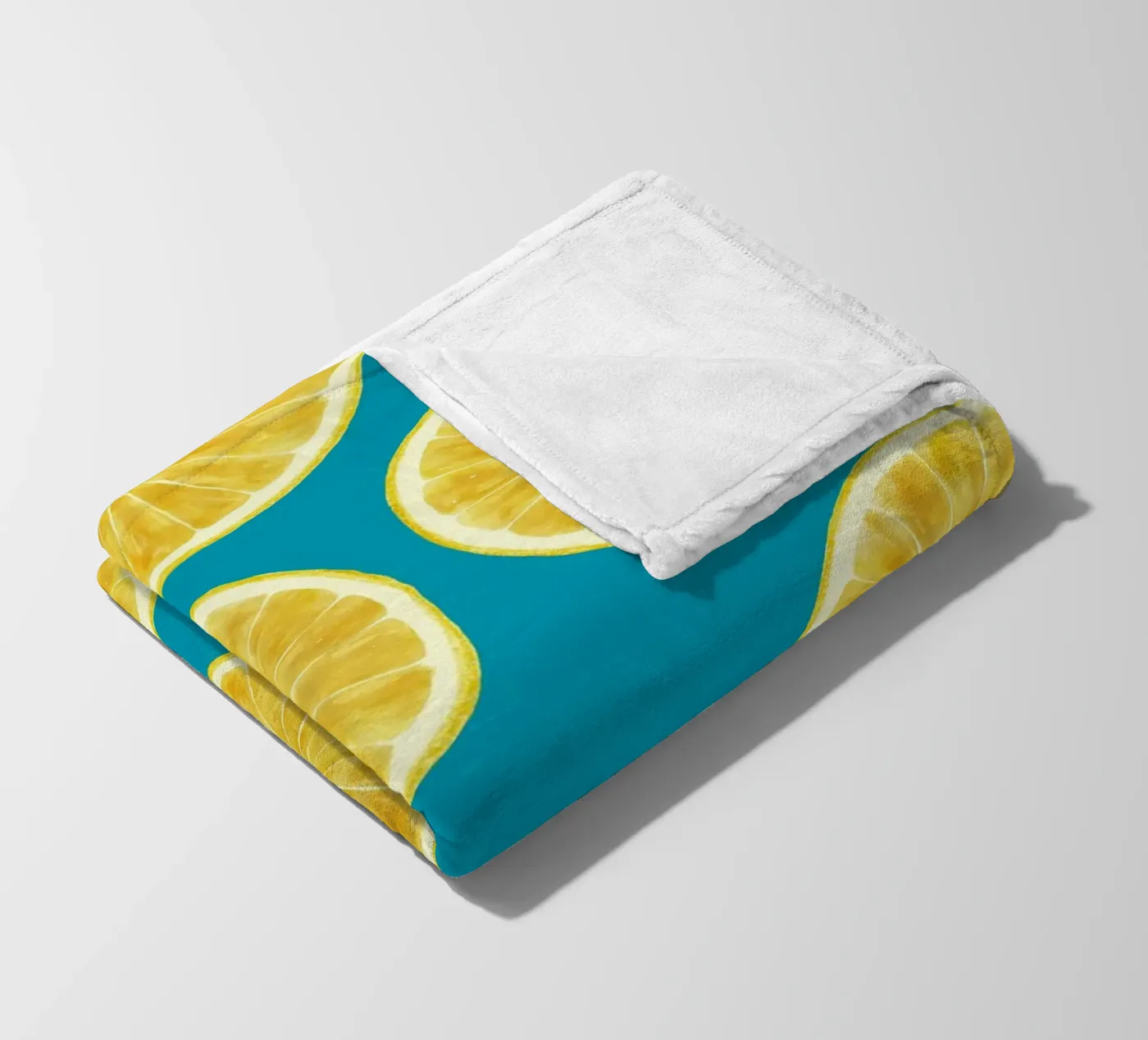 lemons pattern Fleecedecke von Happypatterns