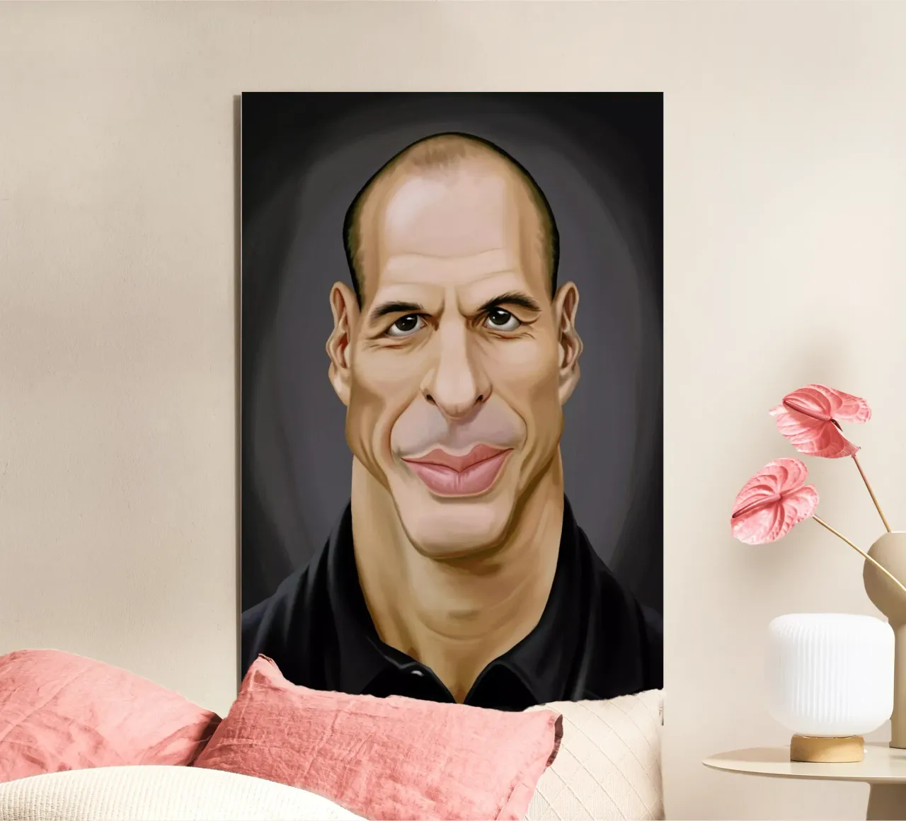 Yanis Varoufakis forex-plaat van Rob Art | Illustration