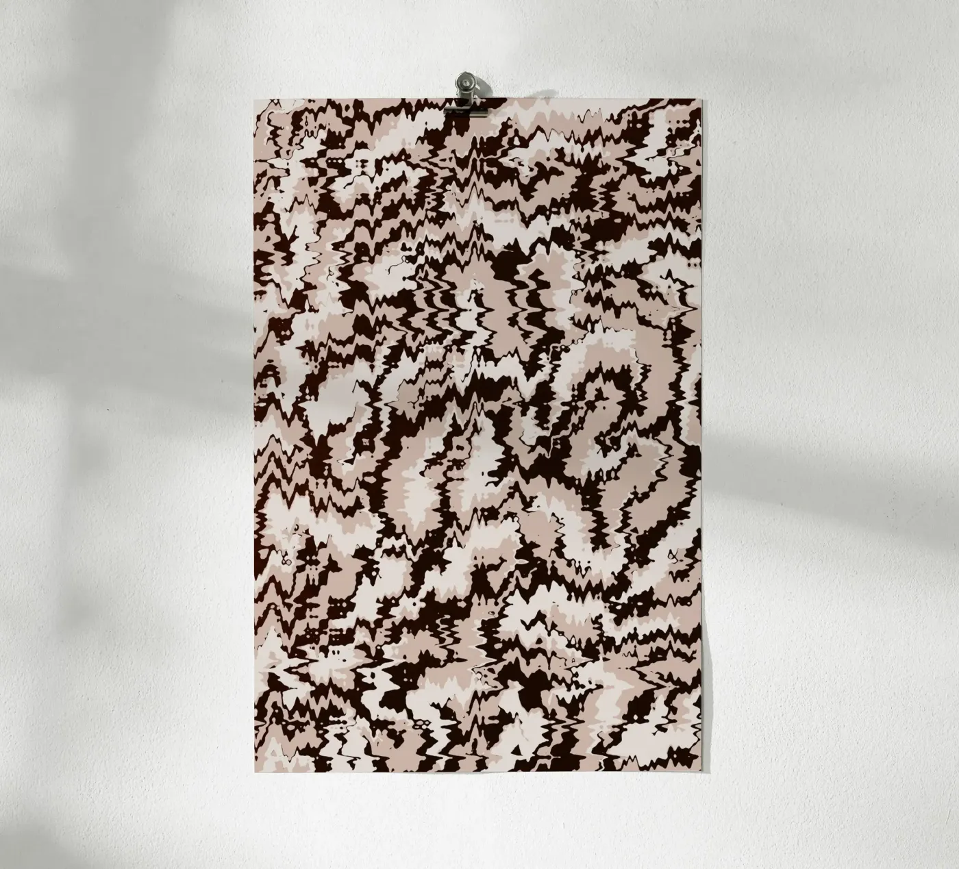 Zig Zag Pattern Poster von treechild