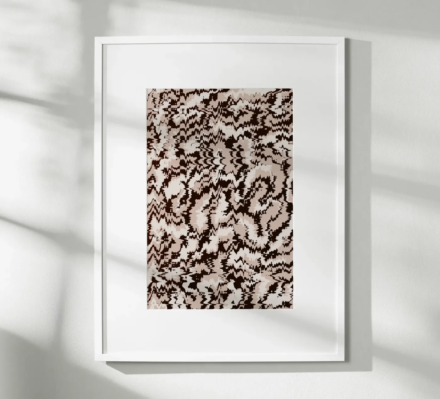Zig Zag Pattern Poster von treechild