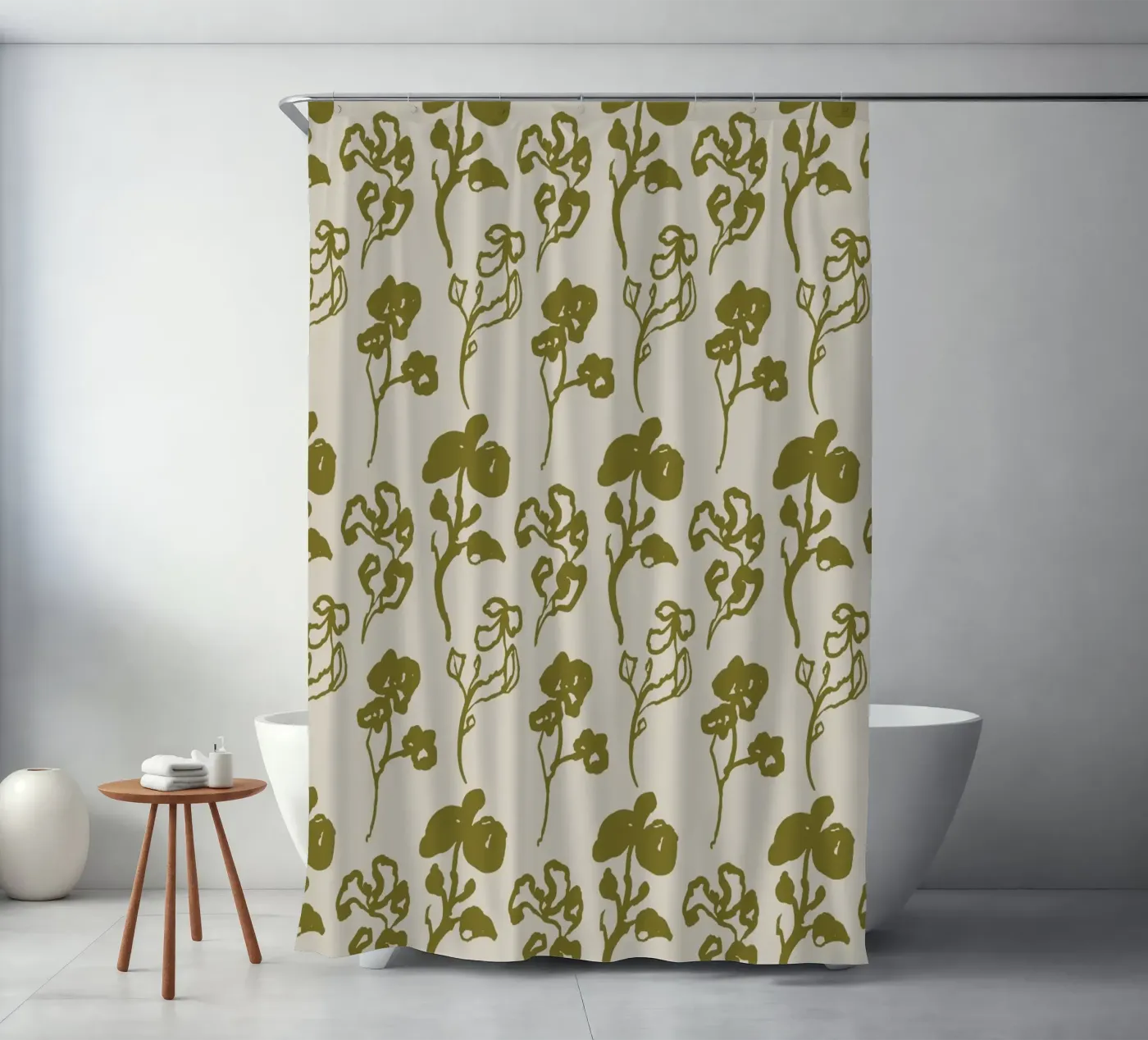 Flower Pattern Duschvorhang von treechild