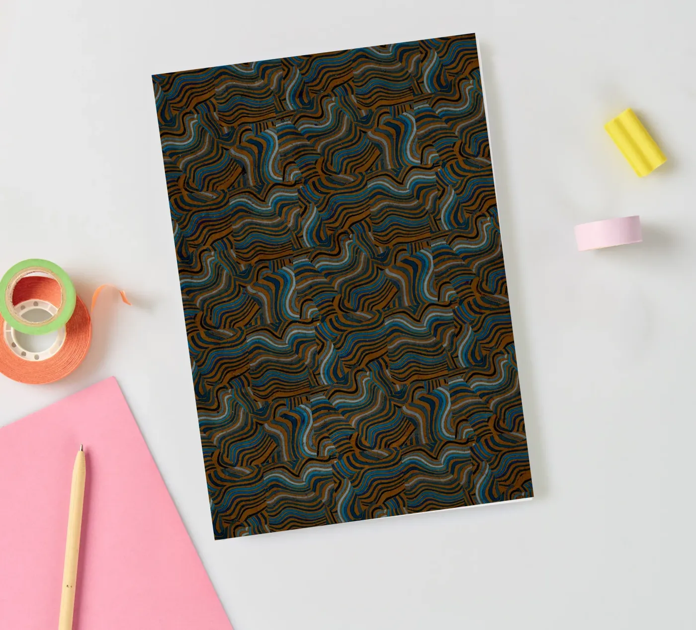 Canyon Pattern notebook by treechild