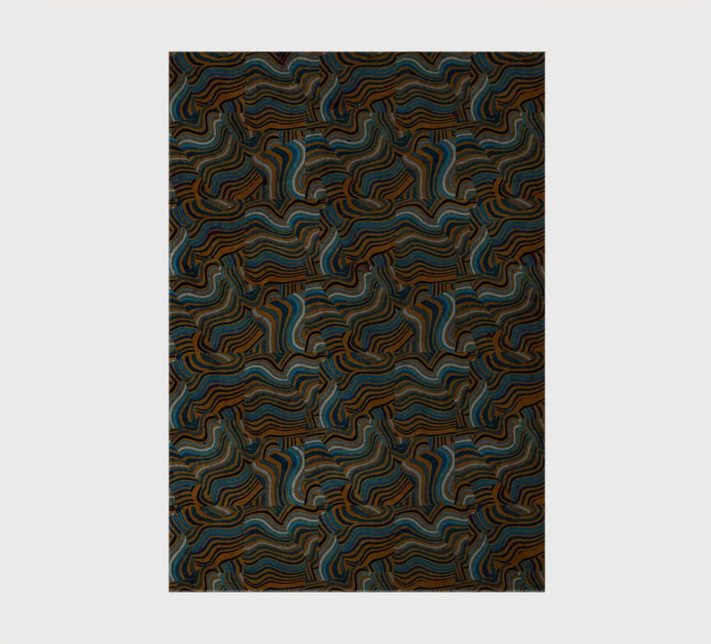 Canyon Pattern notebook by treechild