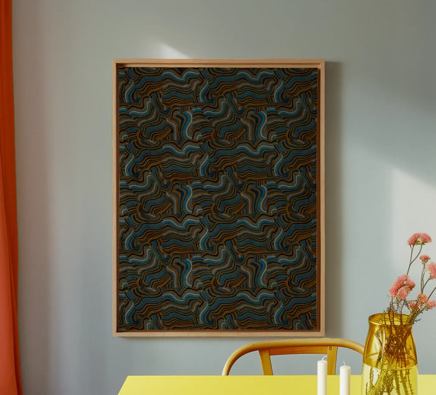Canyon Pattern canvas by treechild