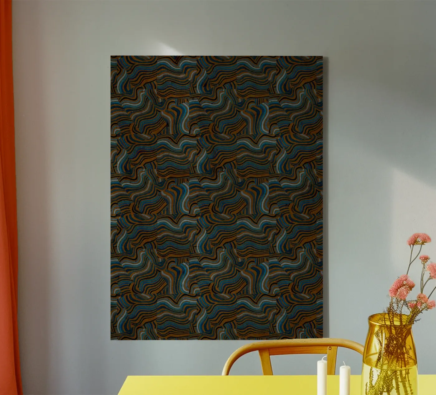 Canyon Pattern canvas by treechild