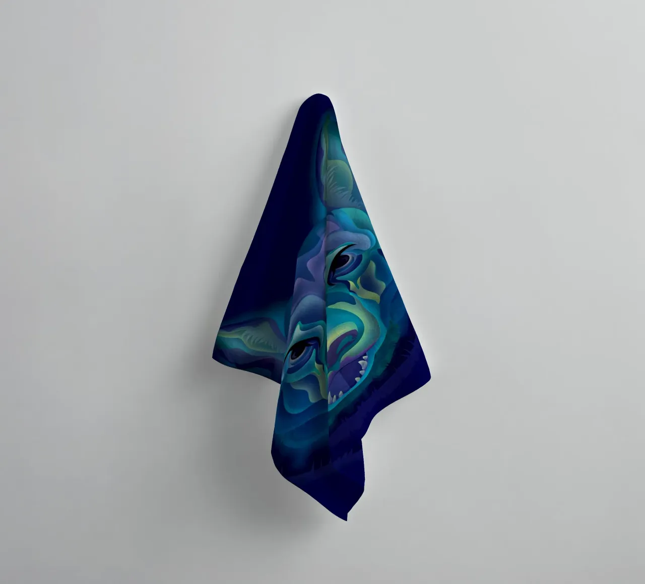 Zodiac Dog towel by Artascy Art