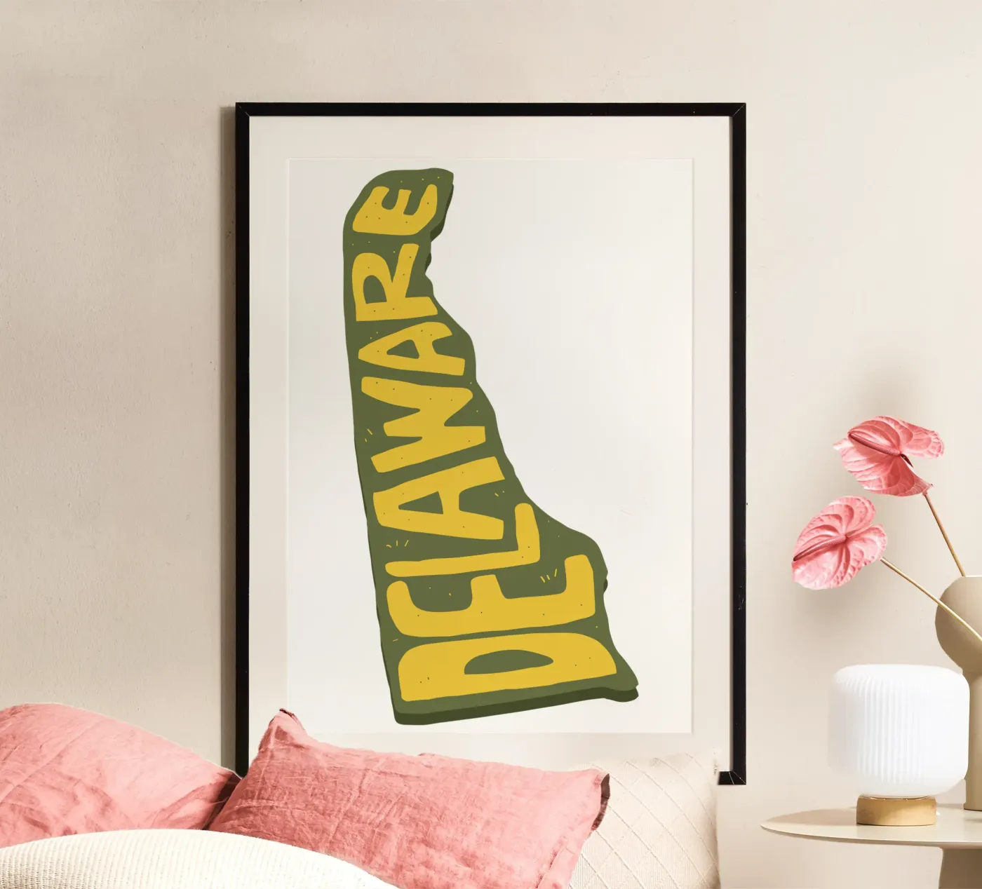 Delaware Poster von Roads Shop