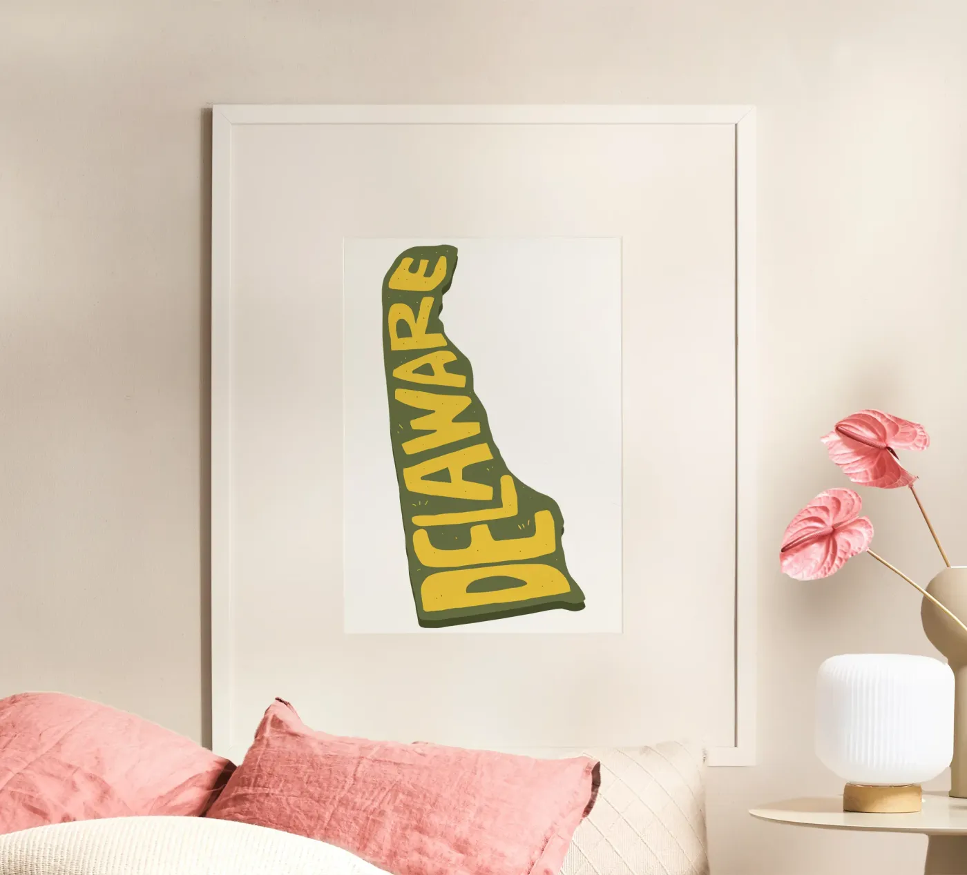 Delaware Poster von Roads Shop