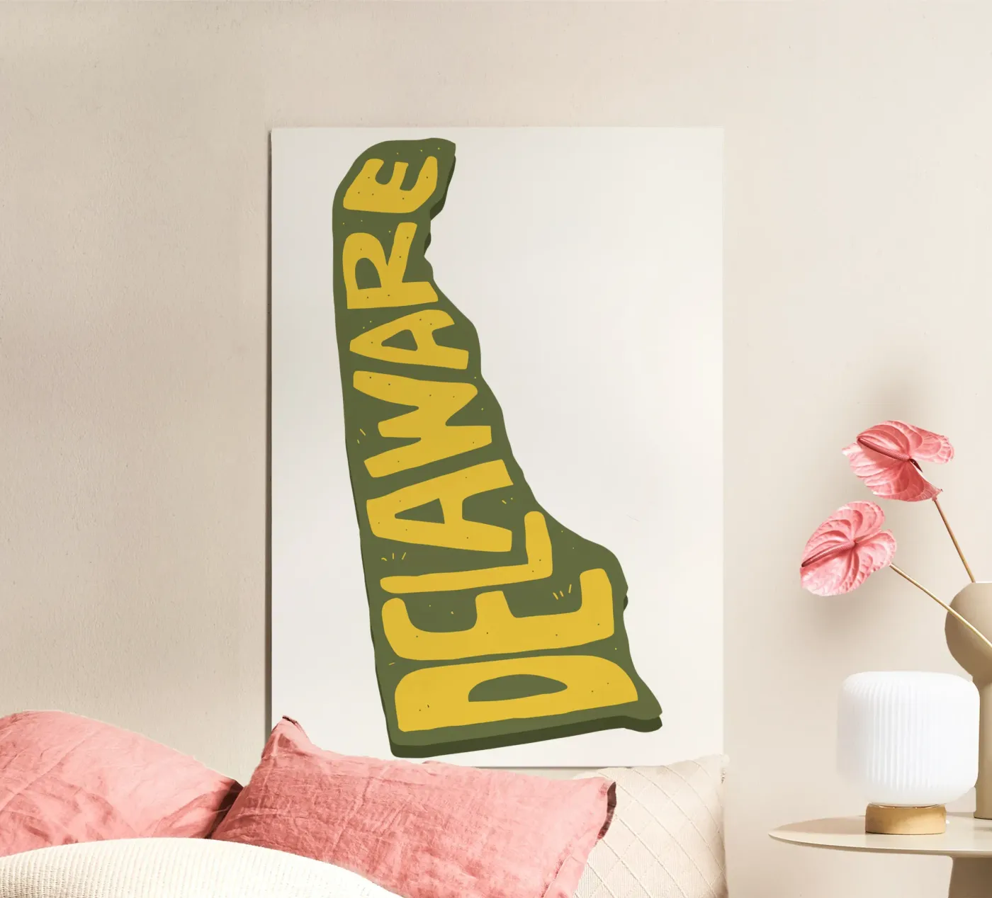 Delaware Poster von Roads Shop