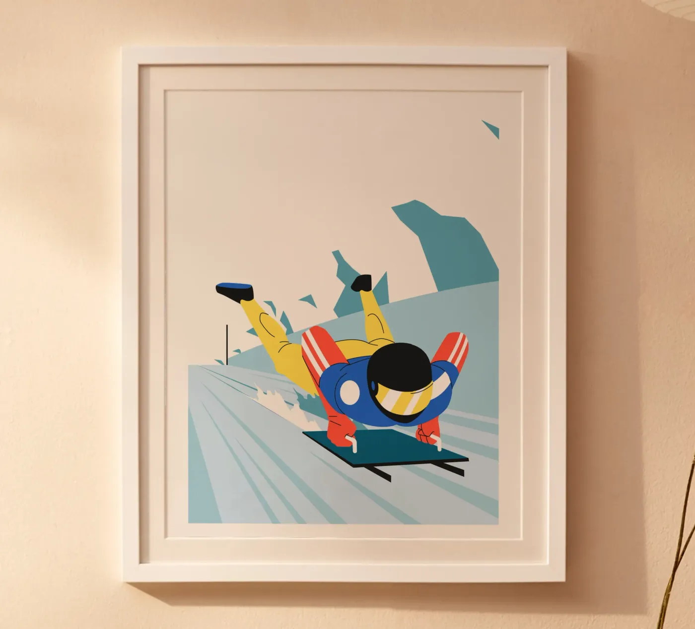 Skeletonbahn Poster von Roads Shop