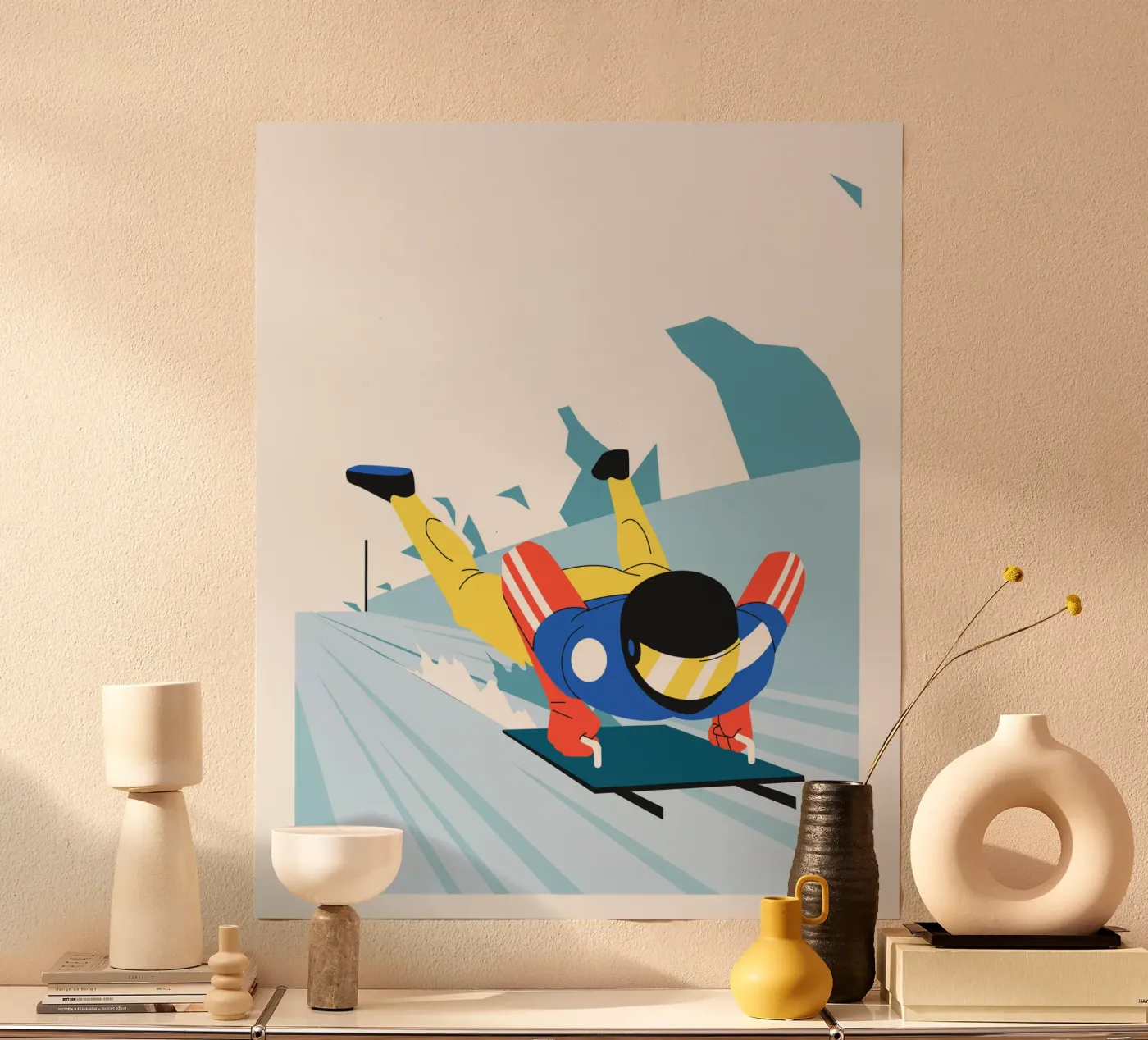 Skeletonbahn Poster von Roads Shop