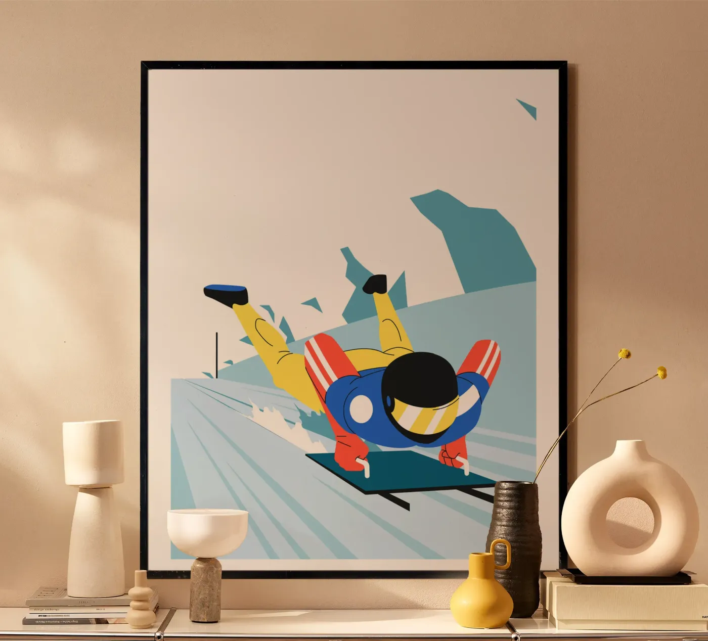 Skeletonbahn Poster von Roads Shop
