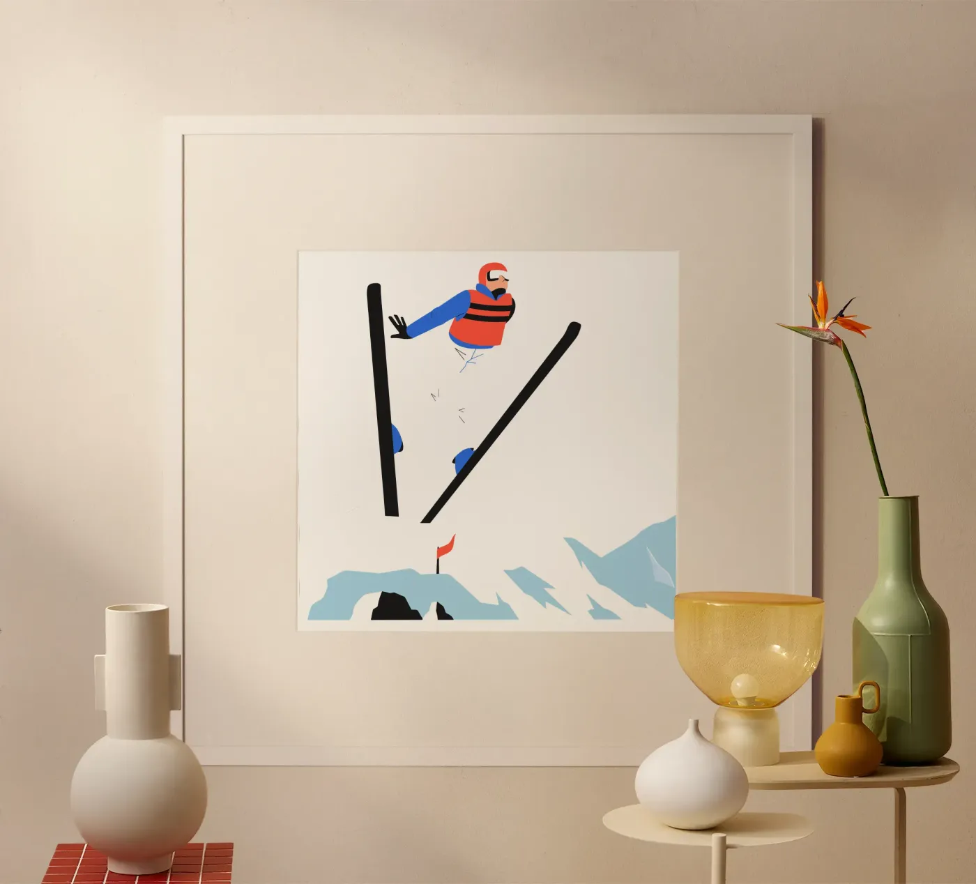 Ski Jumping poster by Roads Shop
