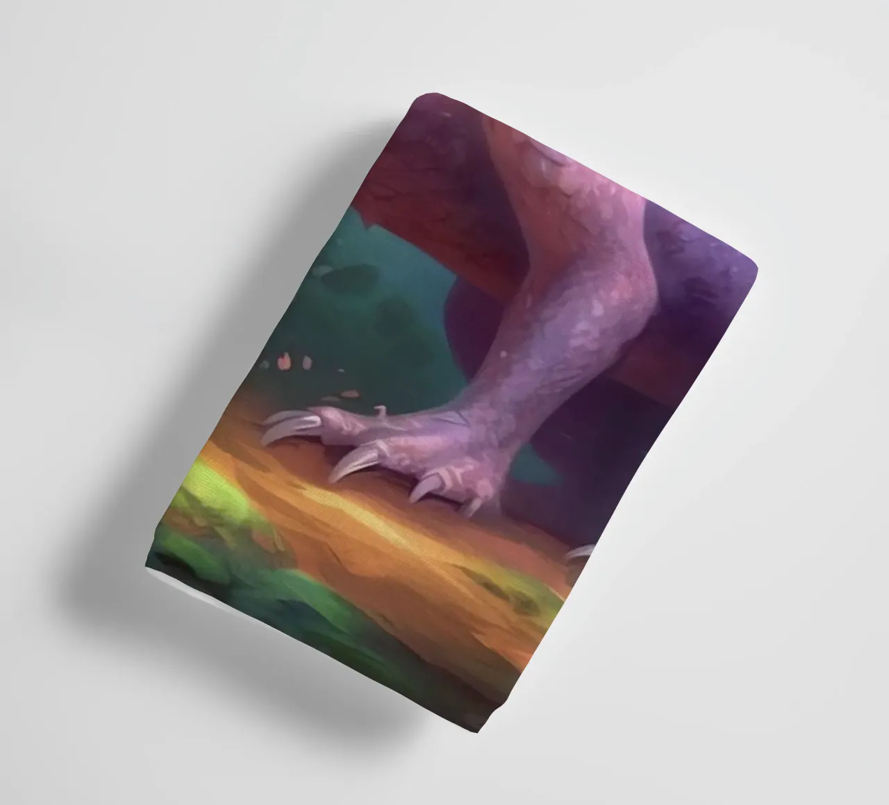 Dragon dans une forêt fleurie asciugamano da bagno da Théïa's Fantasia World