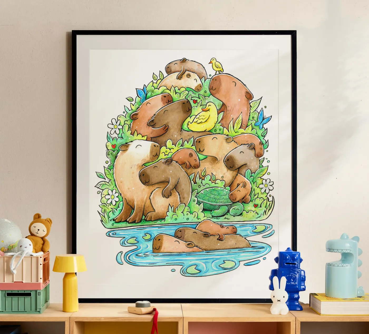 Capybara Poster von creating creatures