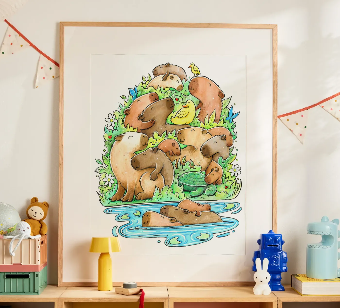 Capybara Poster von creating creatures