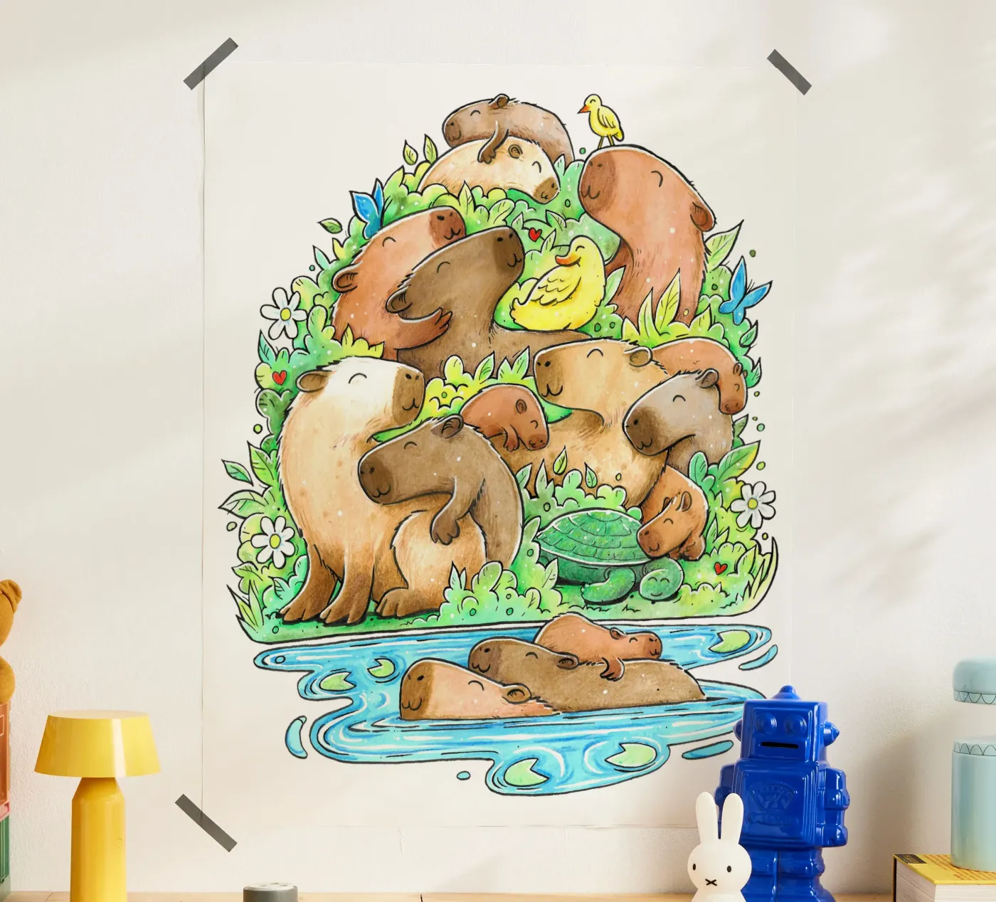 Capybara Poster von creating creatures