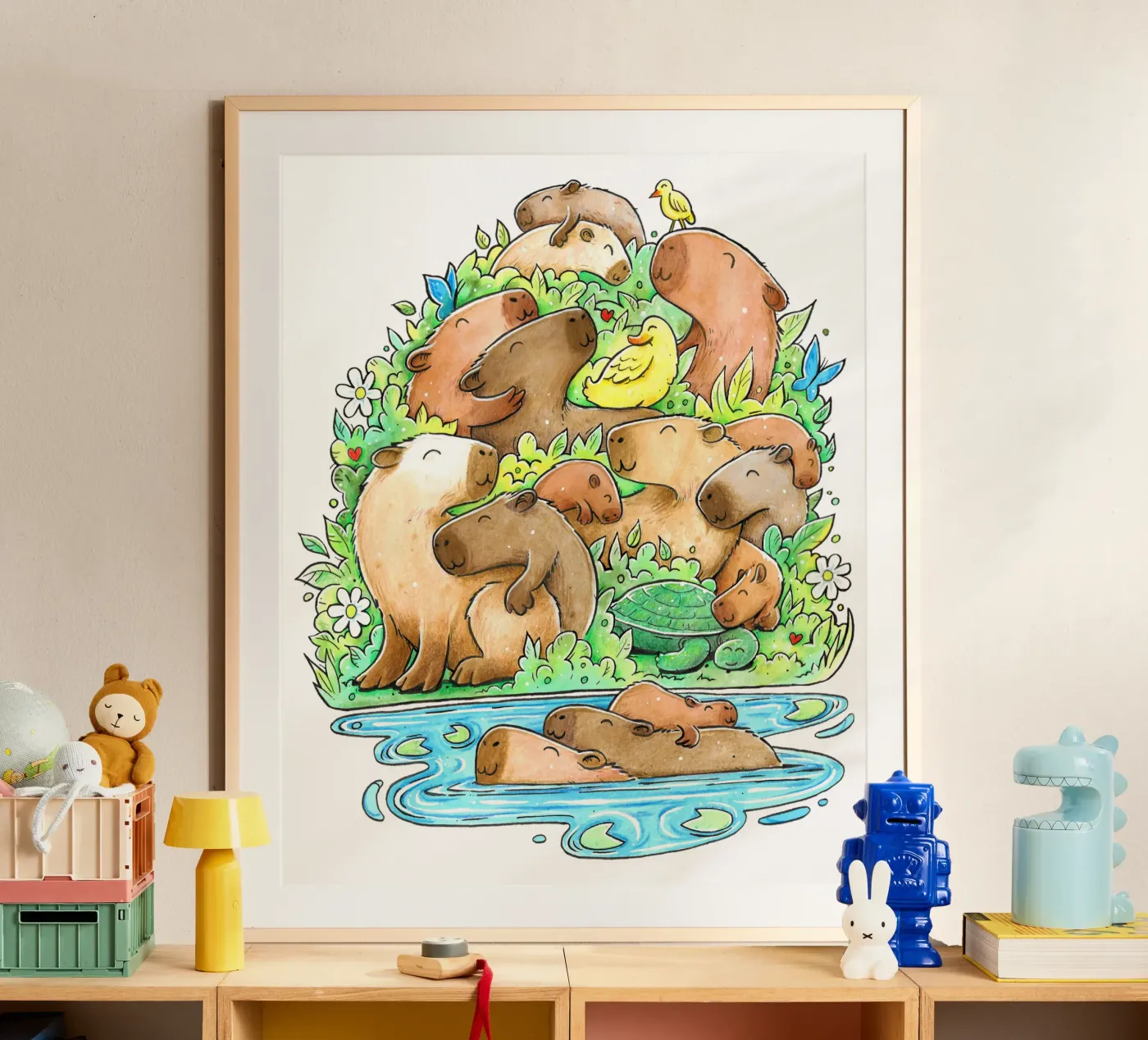Capybara Poster von creating creatures