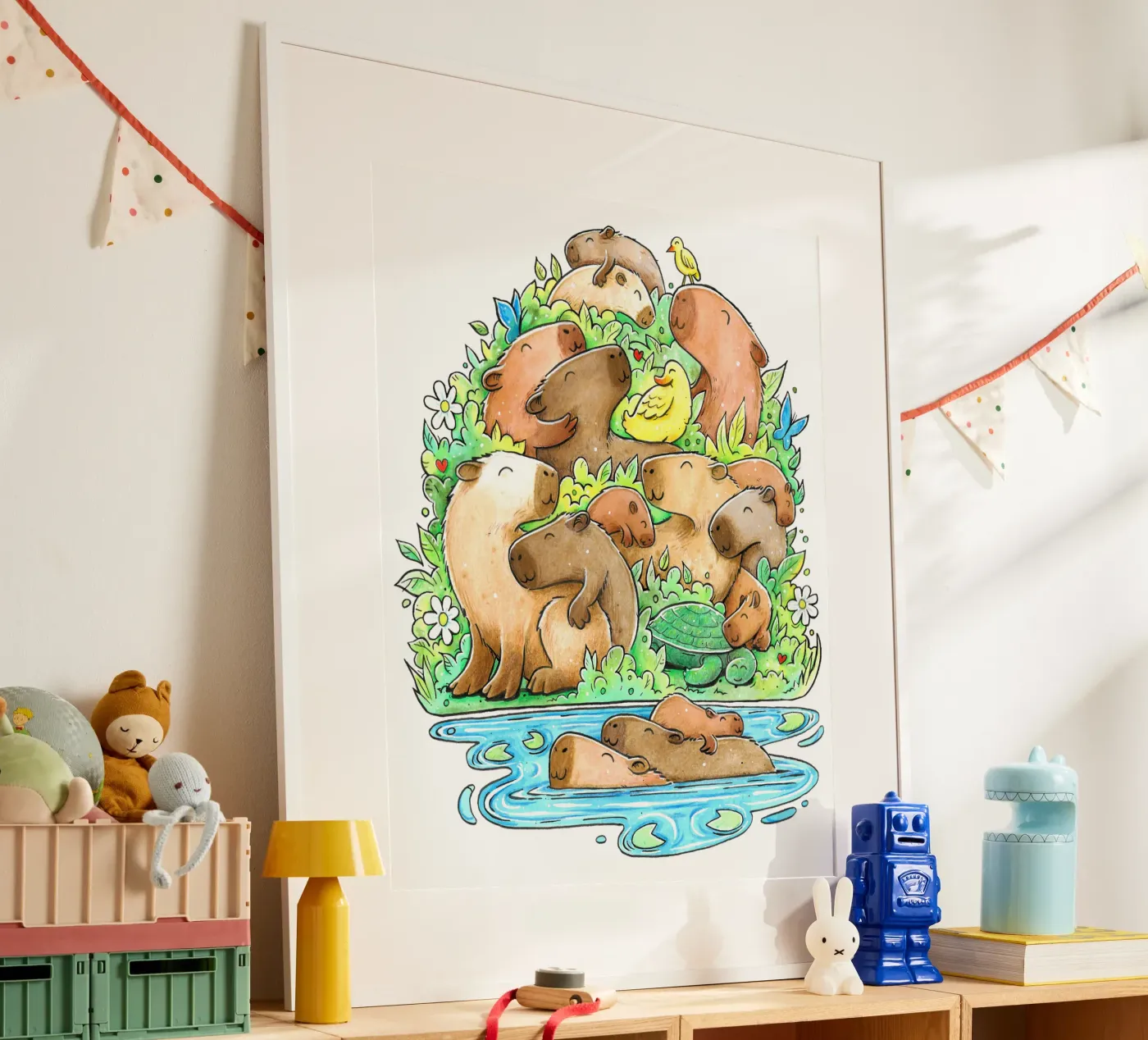 Capybara Poster von creating creatures