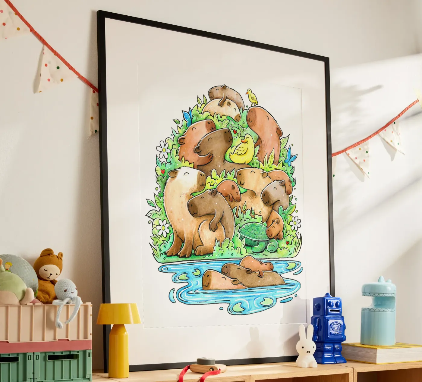Capybara Poster von creating creatures
