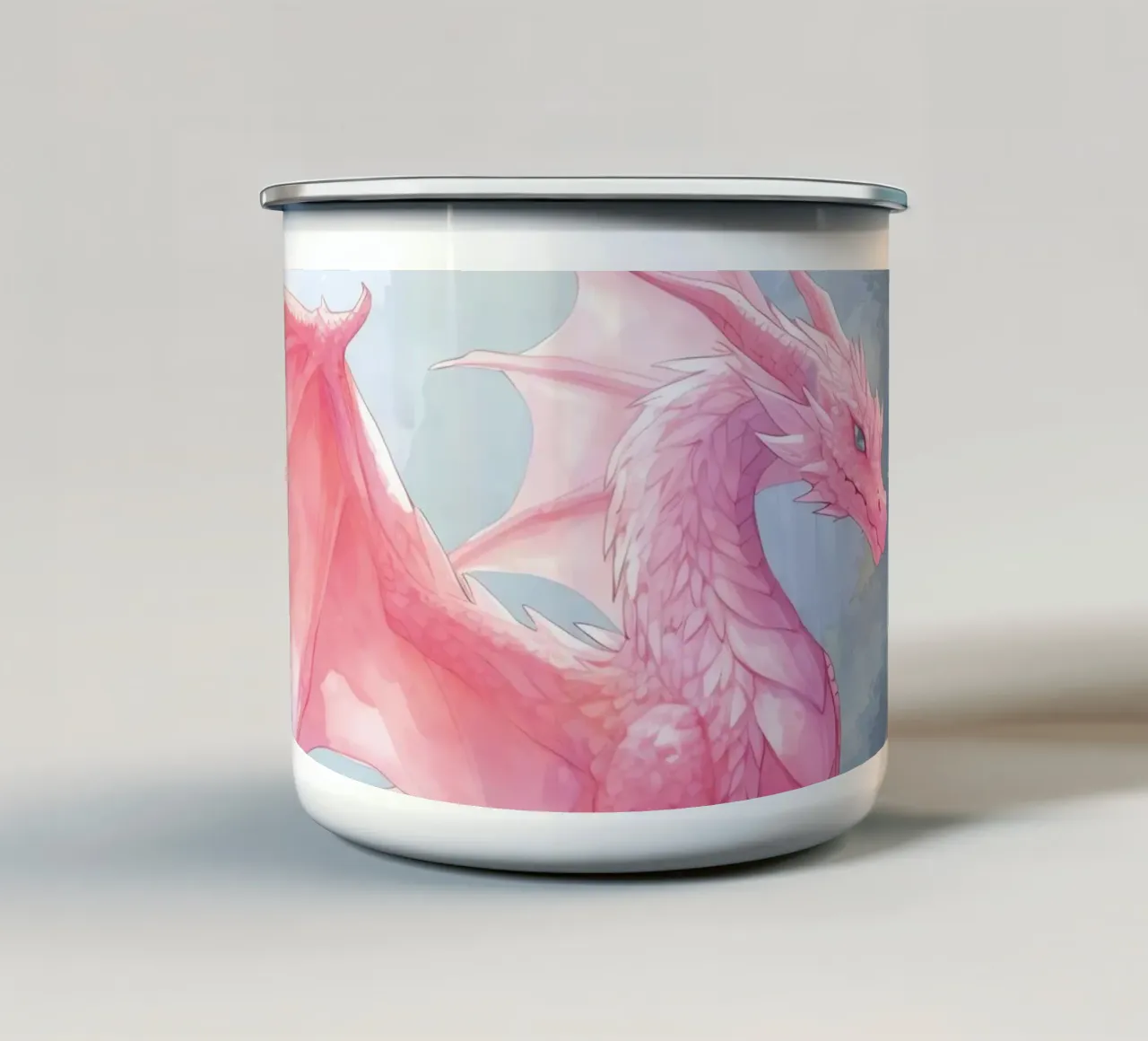 Dragon tazza in smalto da Théïa's Fantasia World