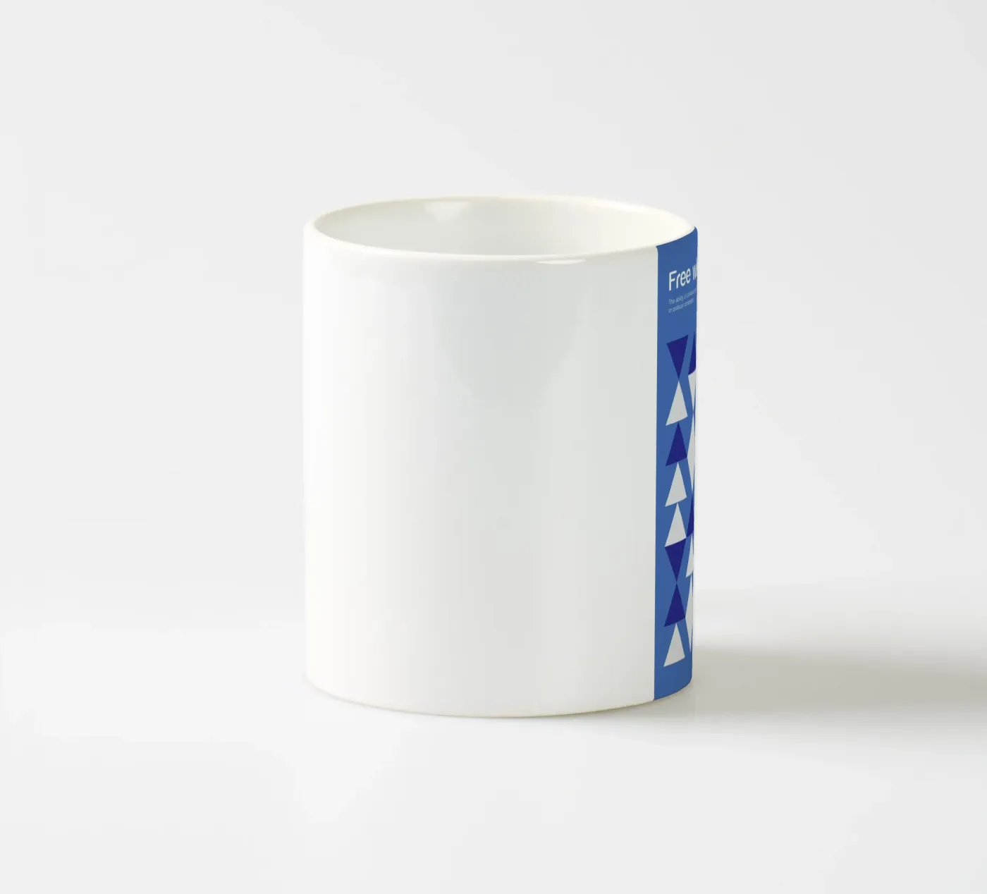 Free Will ceramic mug by Genís Carreras