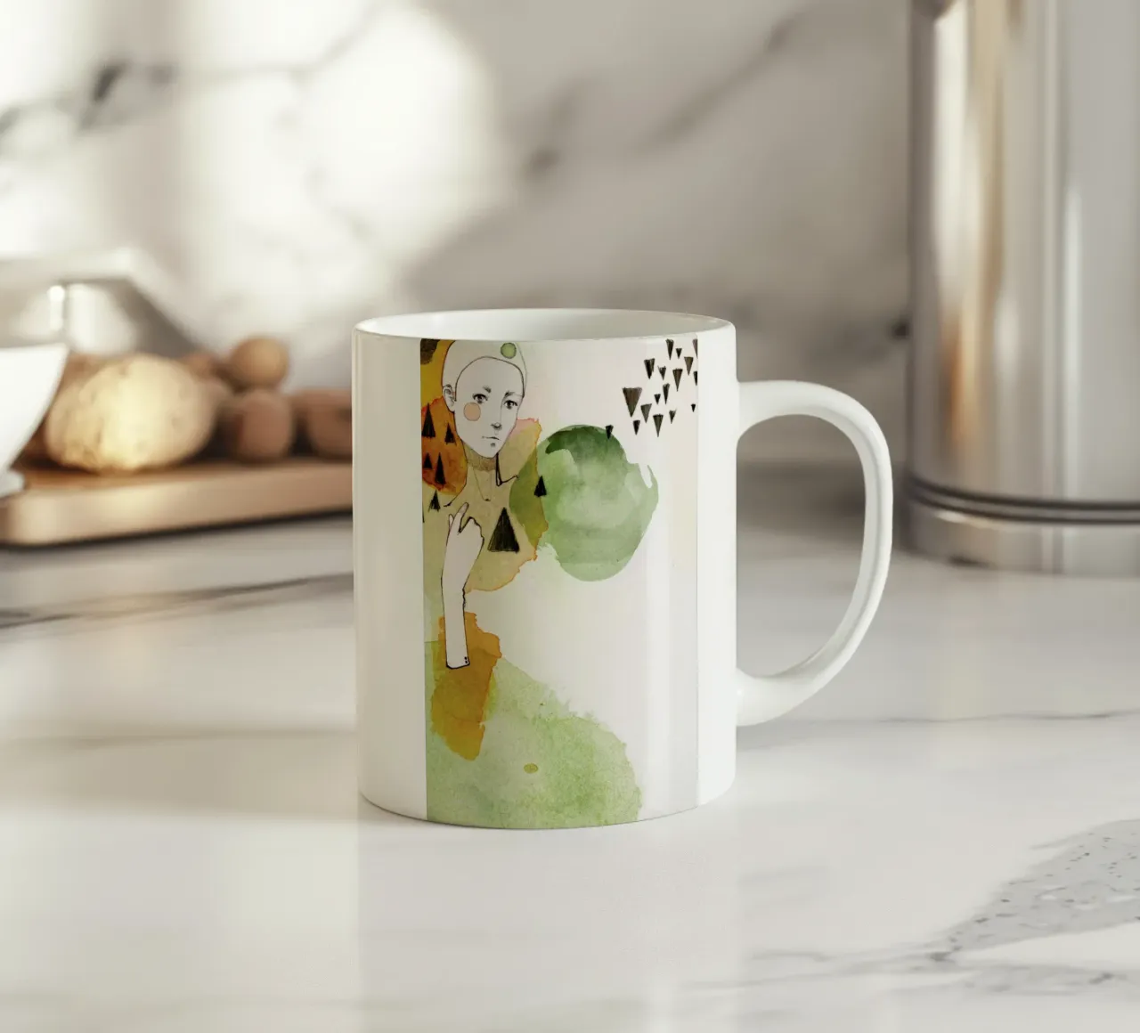 Mariolle tazza in ceramica da Ekaterina Koroleva