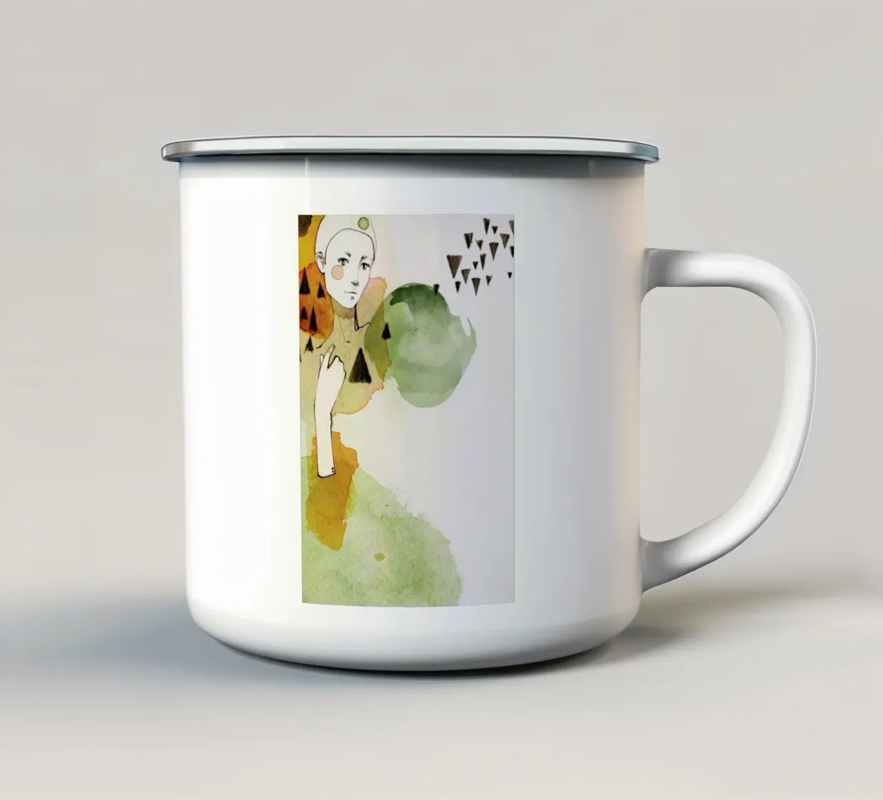Mariolle tazza in smalto da Ekaterina Koroleva