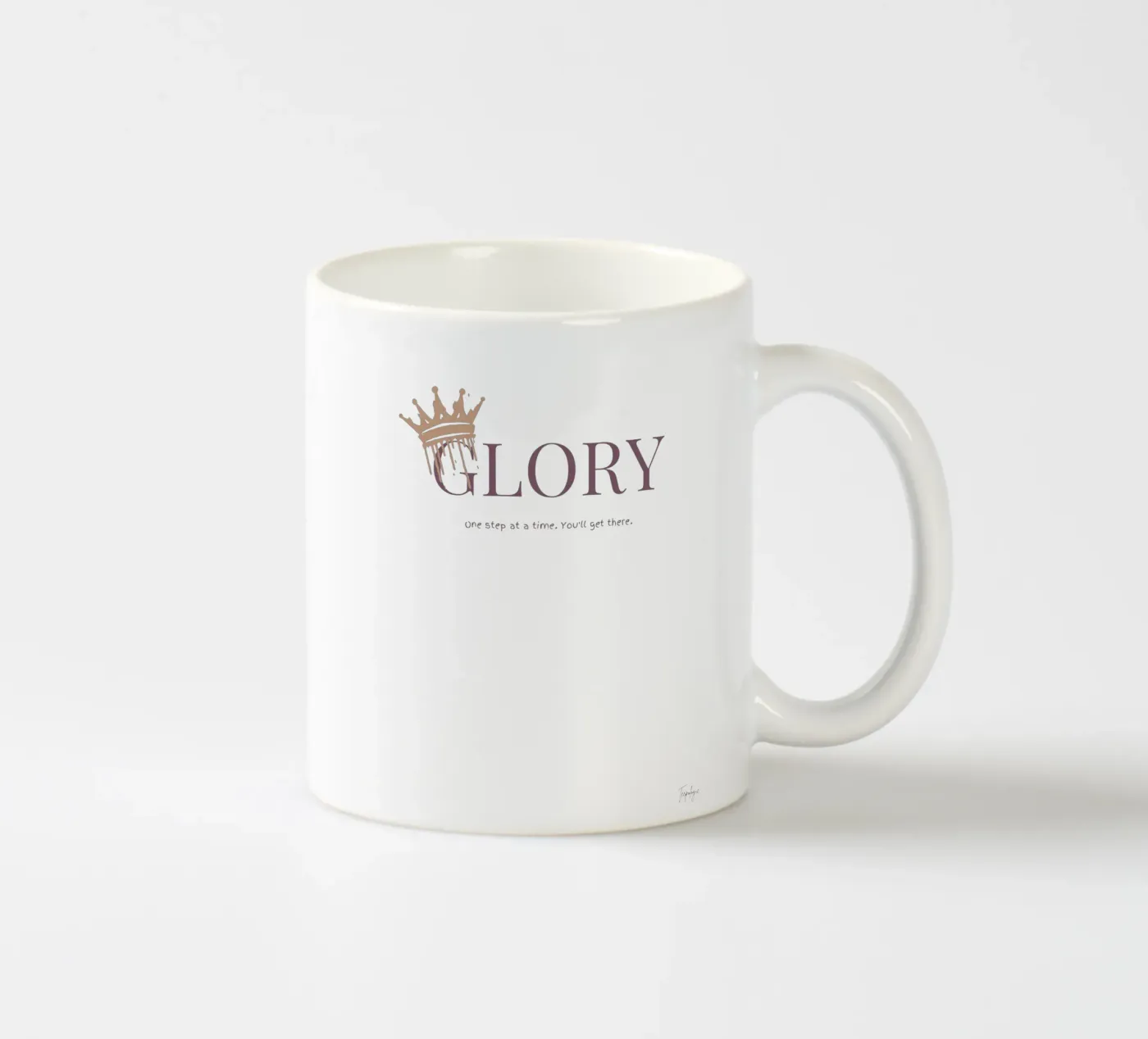 Glory u ceramic mug by Teepologie.